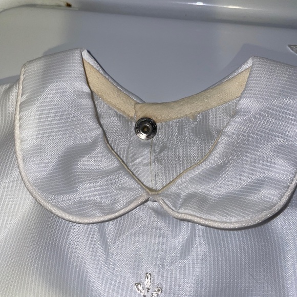 Baptism cap onesie and vest - Picture 6 of 11